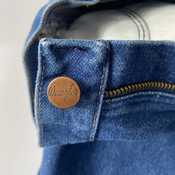 VTG Y2K Wrangler Rigid Cowboy Cut Slim Fit Jeans 936DEN Unisex 29x 34 - Picture 9 of 12